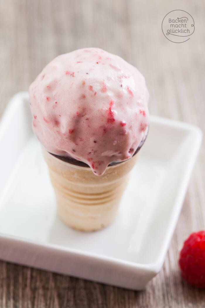 Himbeereis selber machen | Backen macht glücklich Himbeereis selber machen | Backen macht glücklich