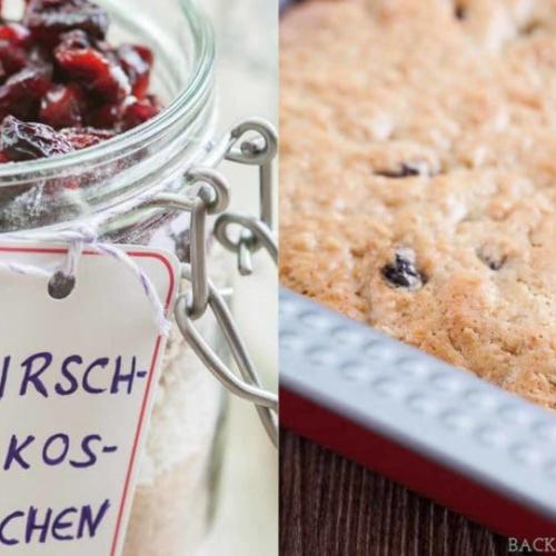 Kuchen-Backmischung im Glas selbermachen