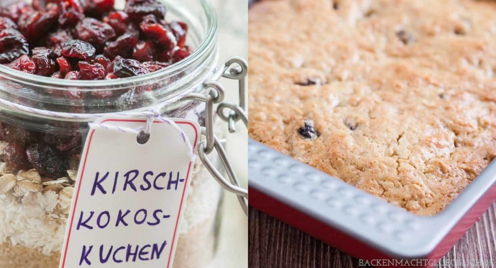 Kirschkuchen Backmischung Im Glas Backen Macht Glucklich