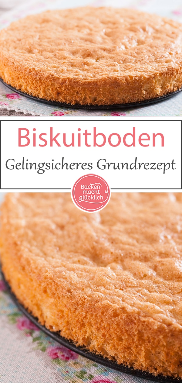 Einfaches Rezept für Biskuitboden, egal ob als Tortenboden oder Grundlage für Biskuit-Obstkuchen vom Blech. Mit diesem Biskuitteig-Rezept plus Tipps geht nichts mehr schief.