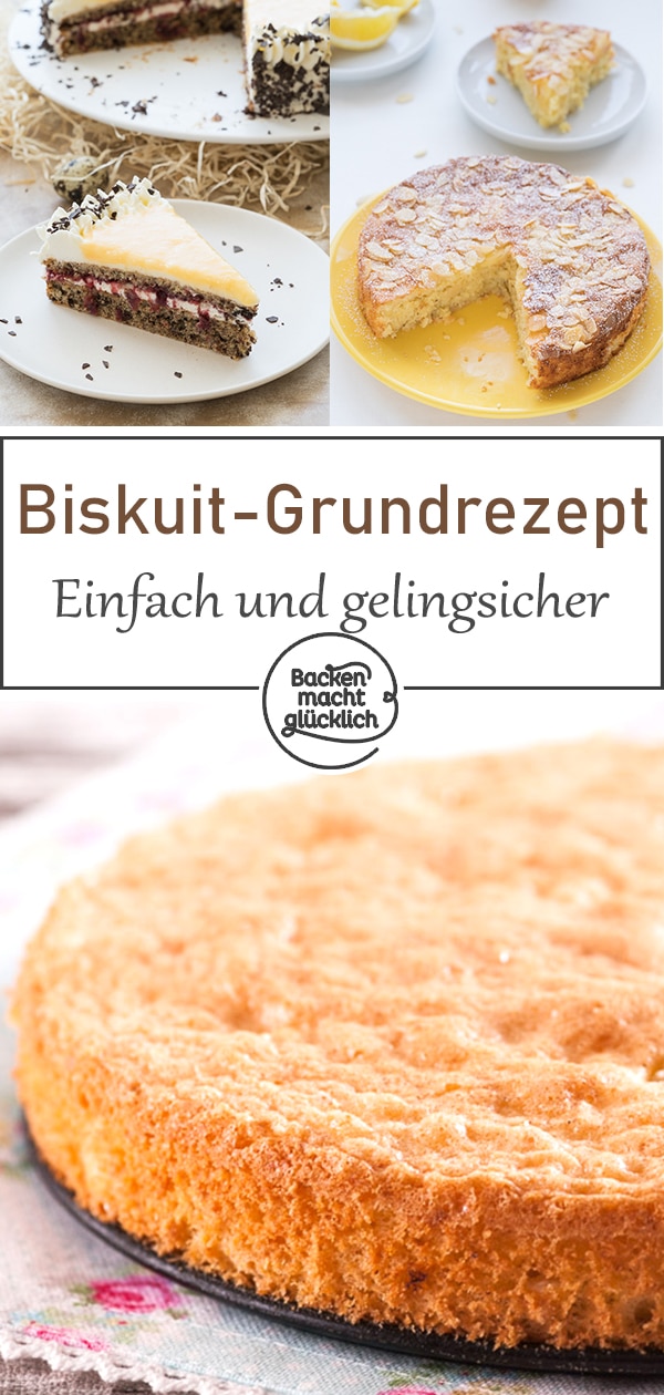 Einfaches Rezept für Biskuitboden, egal ob als Tortenboden oder Grundlage für Biskuit-Obstkuchen vom Blech. Mit diesem Biskuitteig-Rezept plus Tipps geht nichts mehr schief.