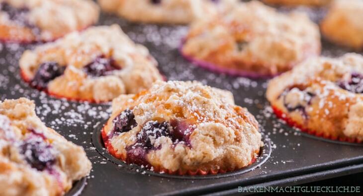 American Blueberry Muffins Rezept