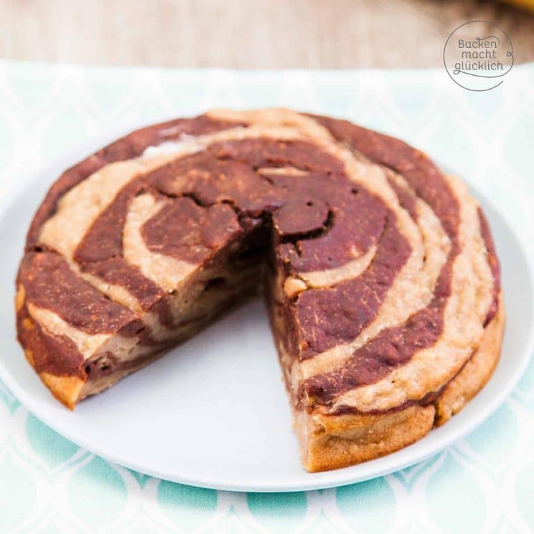 Bananenkuchen ohne Zucker, Butter und Ei