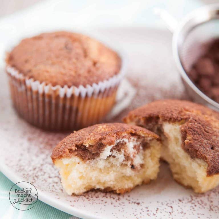 Einfaches Rezept für Marmor-Muffins