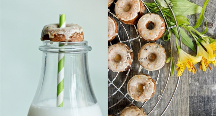 Mini-Donuts mit Schokolade