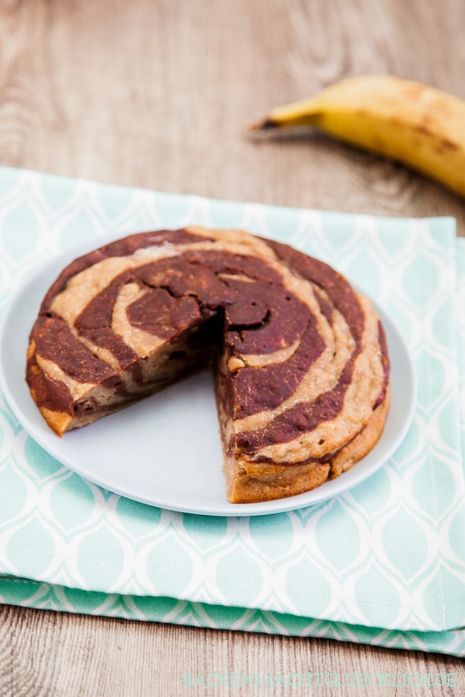 Veganer Bananenkuchen ohne Zucker