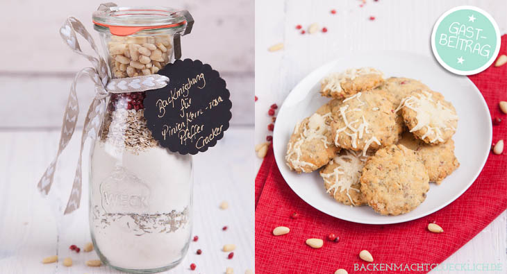 Pikante Backmischung für Käsecracker