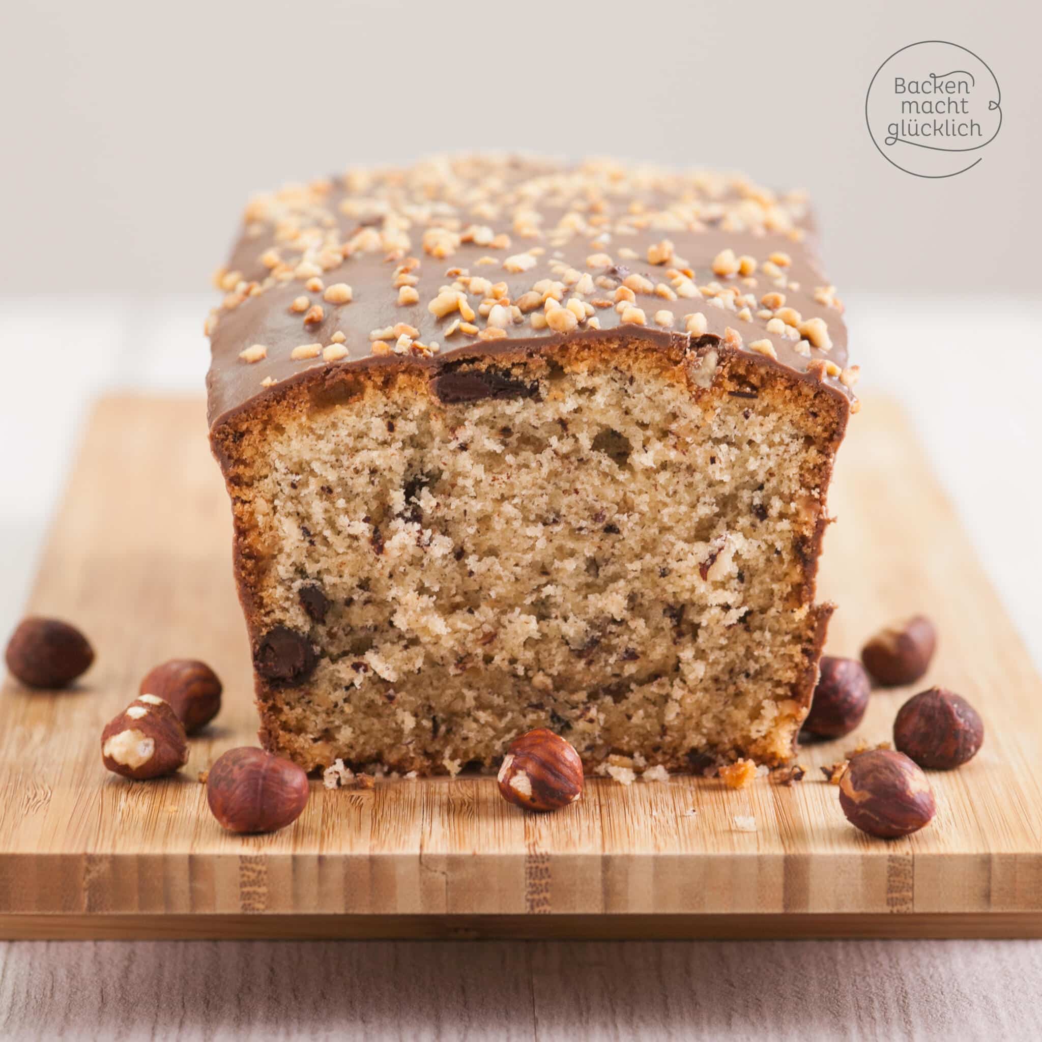 Saftiger Schoko Nuss Kuchen Rezept - Einfacher Saftiger Nusskuchen ...