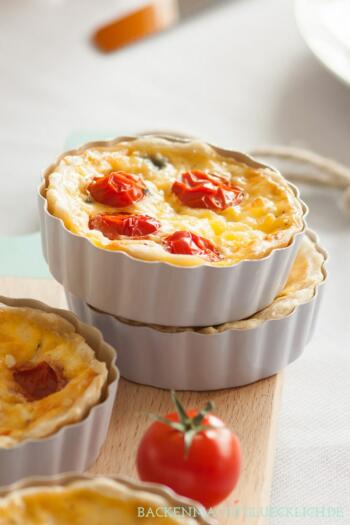 Spinat-Tartelettes Spinat-Quiche
