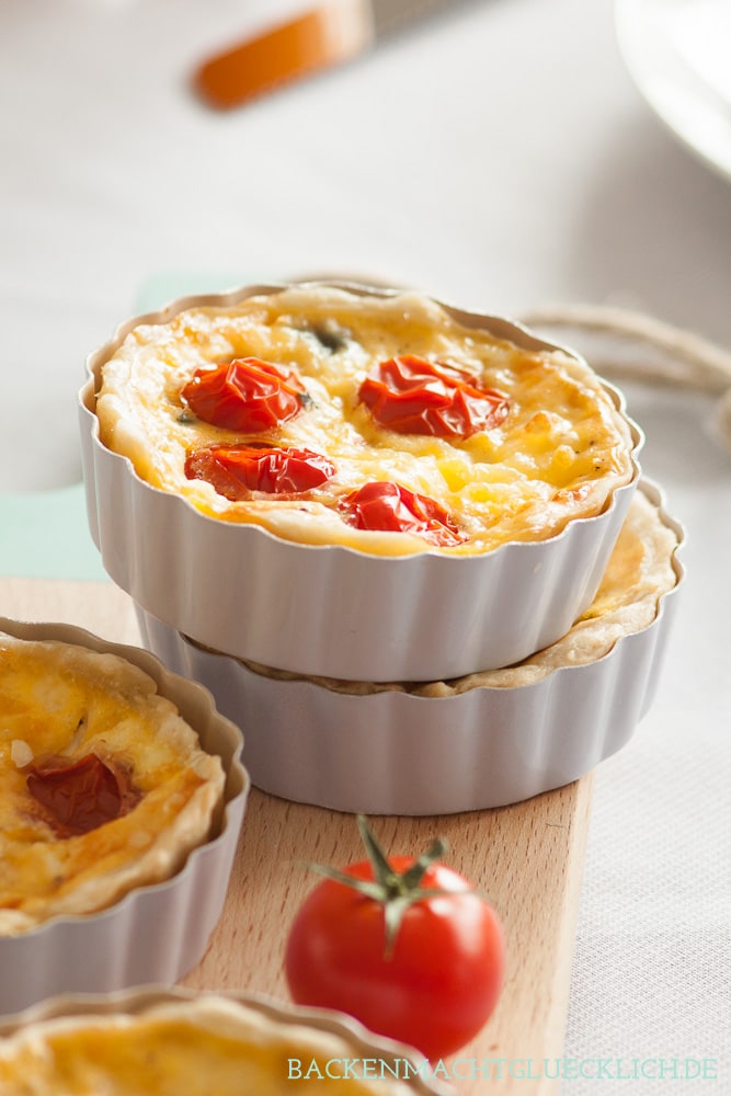 Spinat-Tartelettes Spinat-Quiche