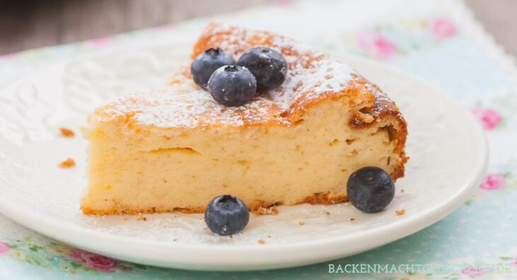 Cremiger Käsekuchen ohne Boden | Backen macht glücklich