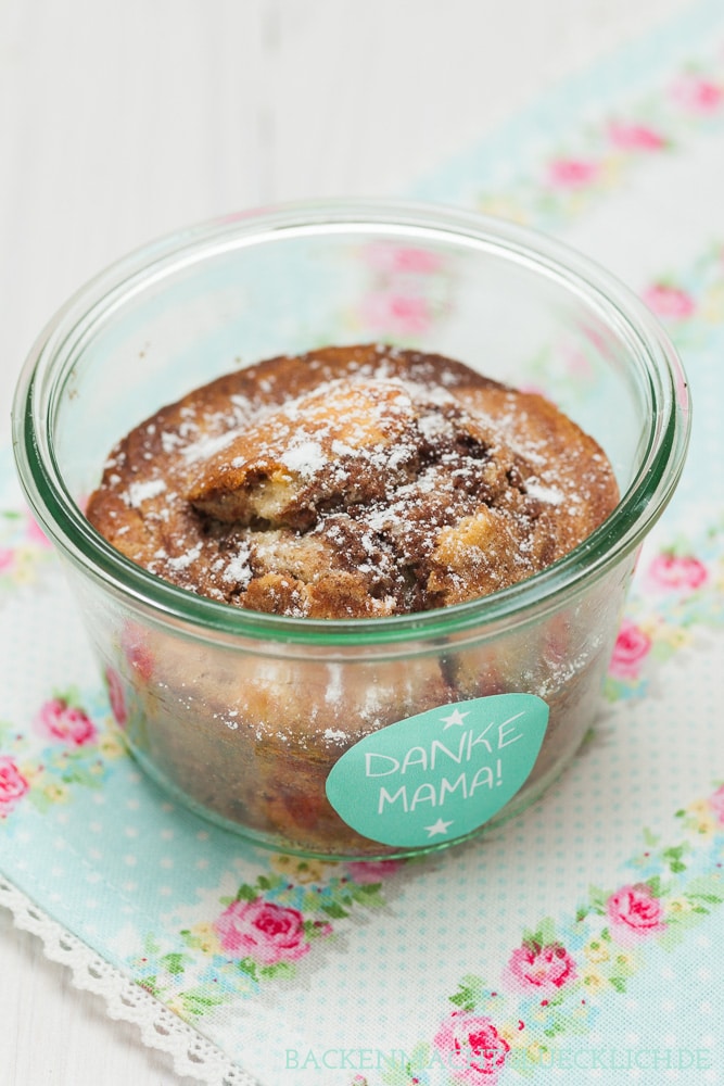 Muttertagsgeschenk Kuchen im Glas