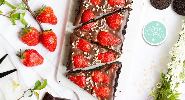 Erdbeer-Schokoladen-Tarte
