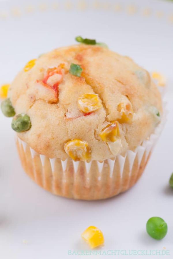 Herzhafte Gemüsemuffins | Backen macht glücklich Herzhafte Gemüsemuffins | Backen macht glücklich