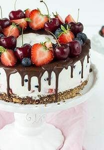 Beeren Kühlschranktorte