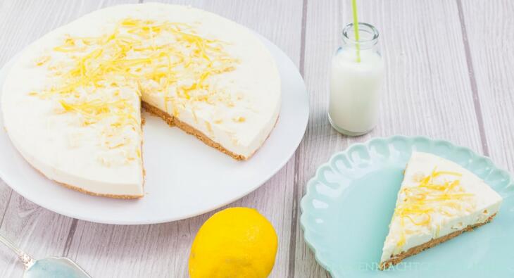 Buttermilch-Zitronen-Torte ohne Backen