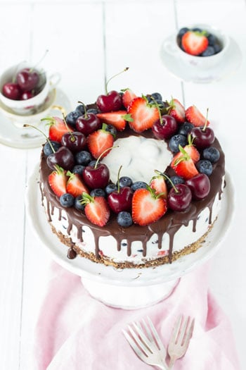 1/6 Essen Erdbeer Obst Kuchen Dessert mit Magneten für Kühlschrank Dekor 