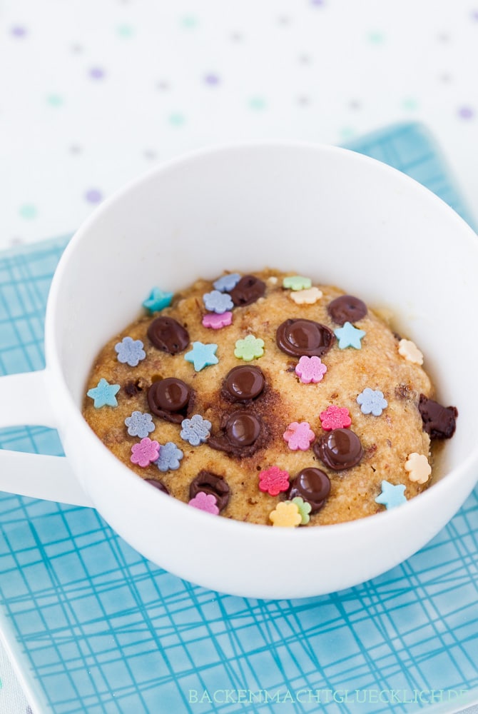 Mug Cookie aus der Mikrowelle