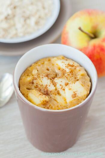 Tassenkuchenrezept Apfel-Zimt