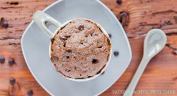 Tassenkuchen mit Schokolade