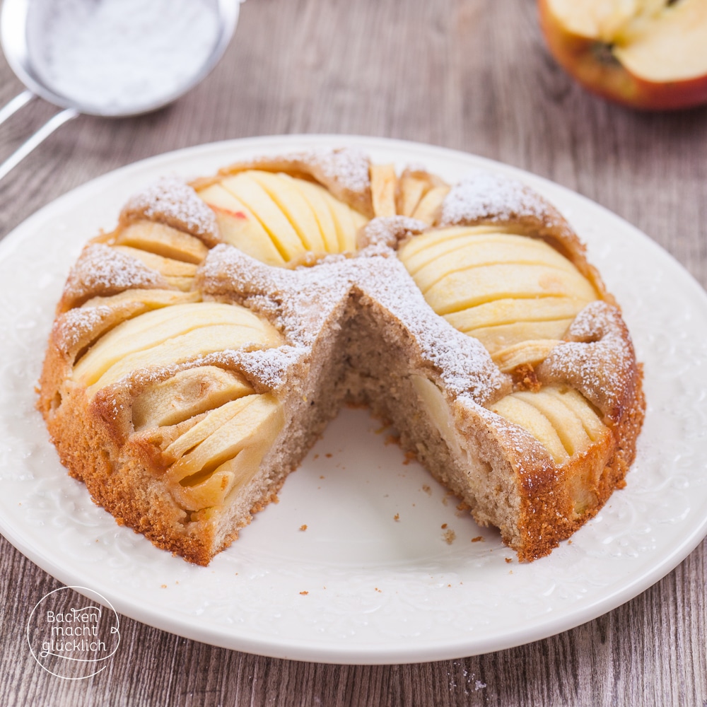 Gesunder Apfelkuchen | Backen macht glücklich