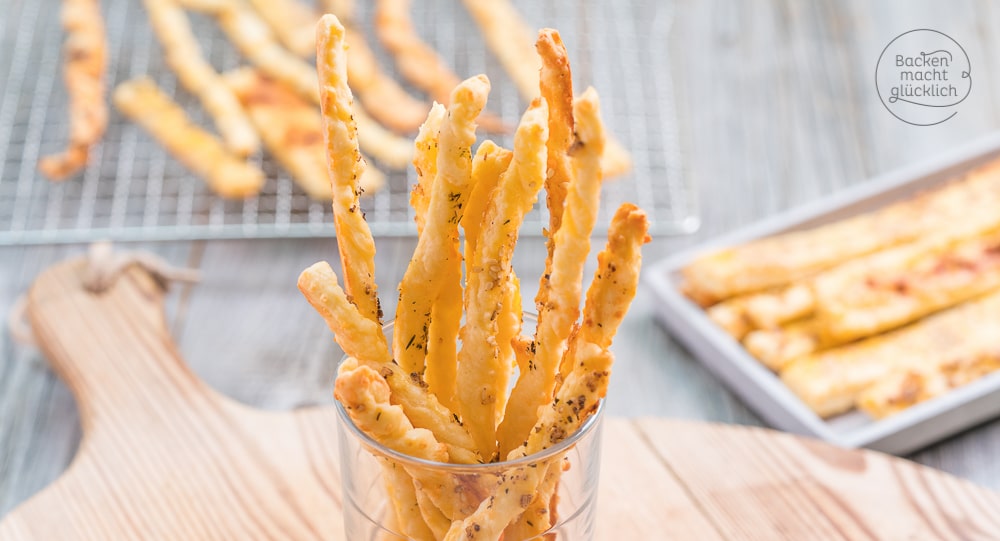 Käsestangen (Partygebäck) Backen macht glücklich