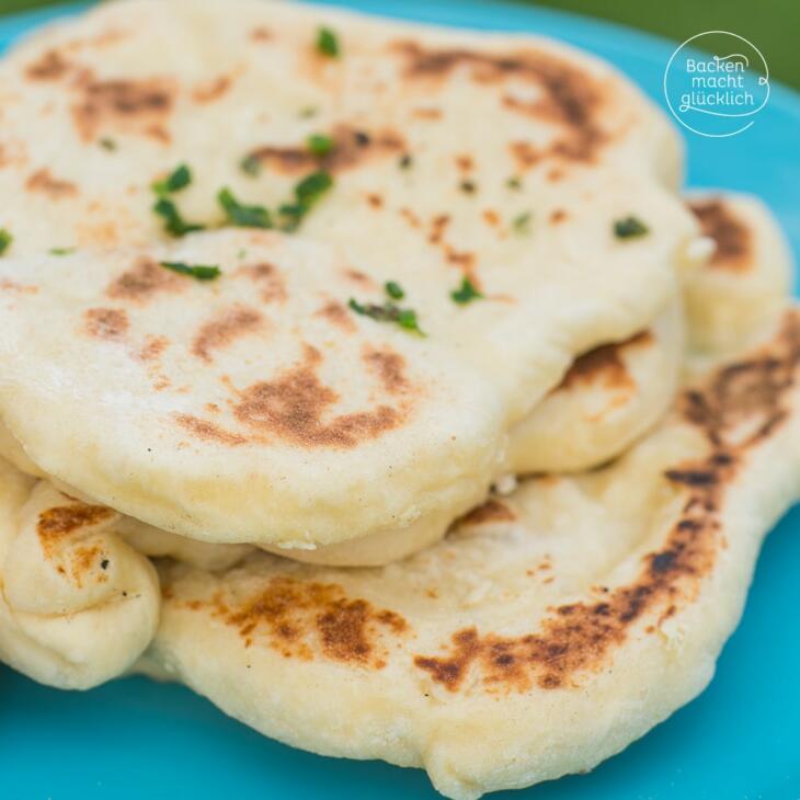 Naan (Indisches Fladenbrot) | Backen macht glücklich