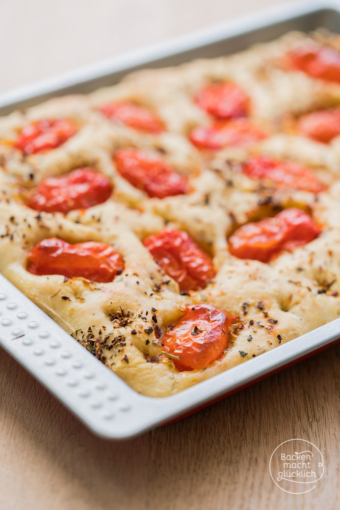 Rezept selbstgemachte Focaccia