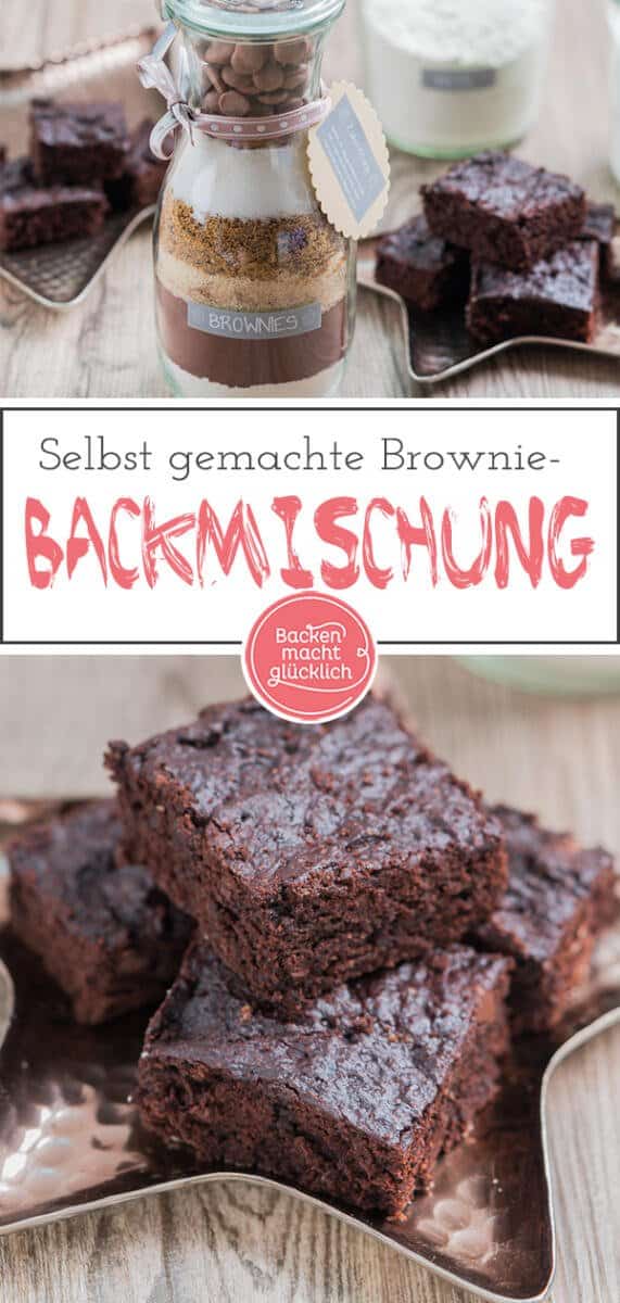 BrownieBackmischung im Glas Backen macht glücklich