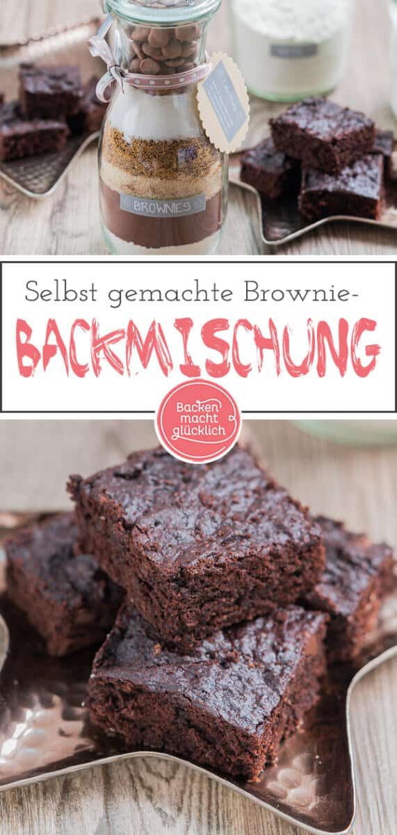 Brownie-Backmischung im Glas | Backen macht glücklich