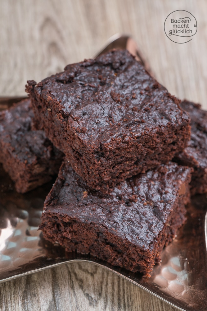 Backmischung im Glas für Brownies