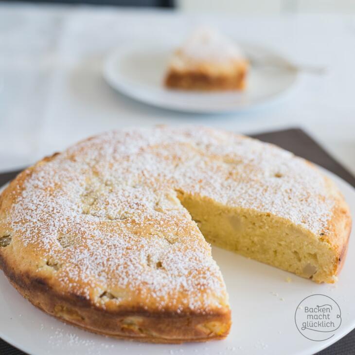 Köstlicher Birnenkuchen mit Quark | Backen macht glücklich