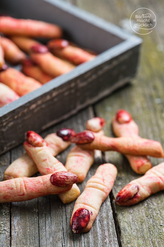 Halloween Finger Kekse backen