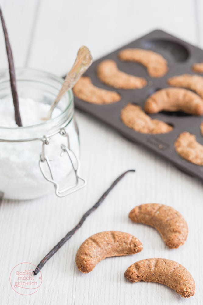 Vanillekipferl ohne Mehl und Zucker