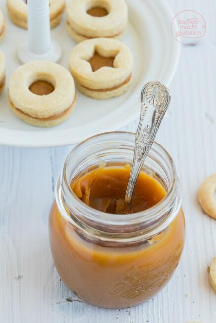 Plätzchen mit Karamellcreme | Backen macht glücklich