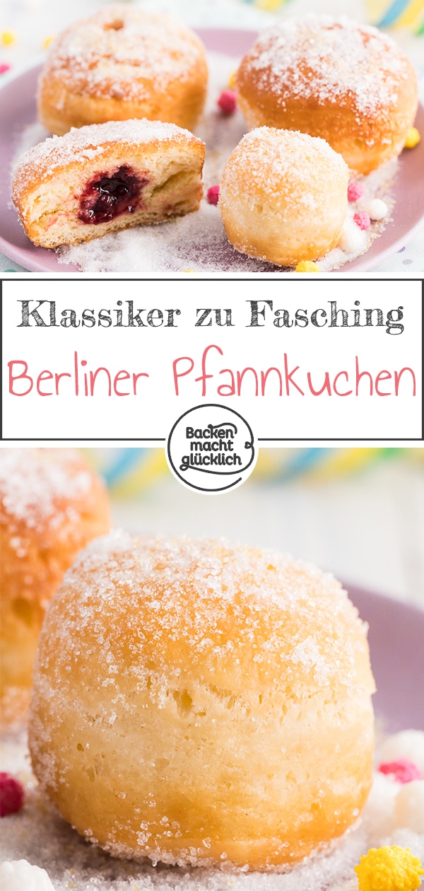 Egal wie sie bei euch heißen: Berliner, Krapfen, Kreppel… so oder so ist das traditionelle Faschingsgebäck einfach lecker. Und mit dem Rezept meiner Oma könnt ihr die Krapfen zu Karneval ganz einfach selber machen. 