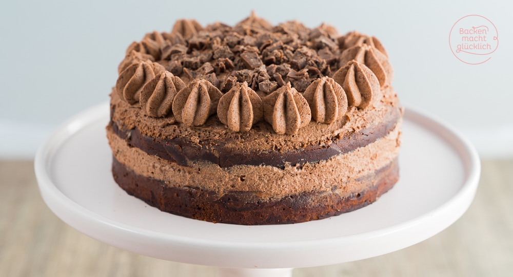 Schokoladen-Brownie-Torte