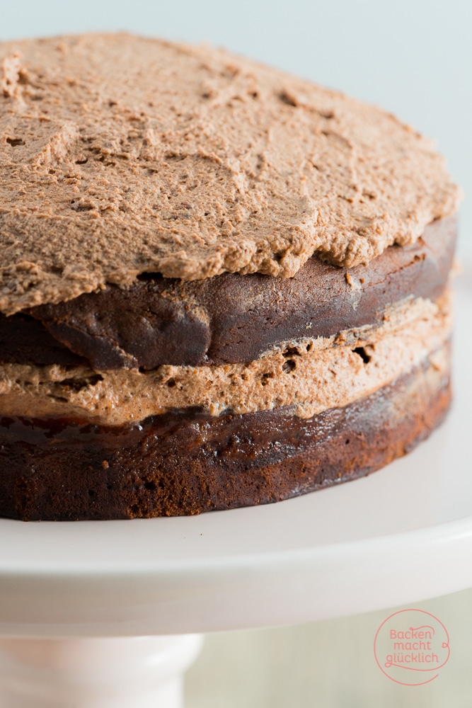 Schoko-Brownie-Torte | Backen macht glücklich