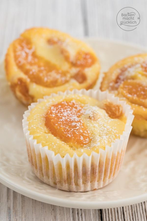 Käsekuchen-Muffins mit Streuseln | Backen macht glücklich