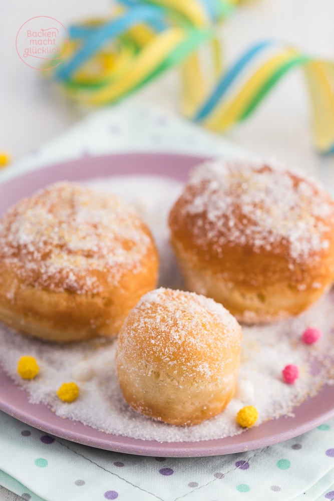 Krapfen backen ohne Fritteuse