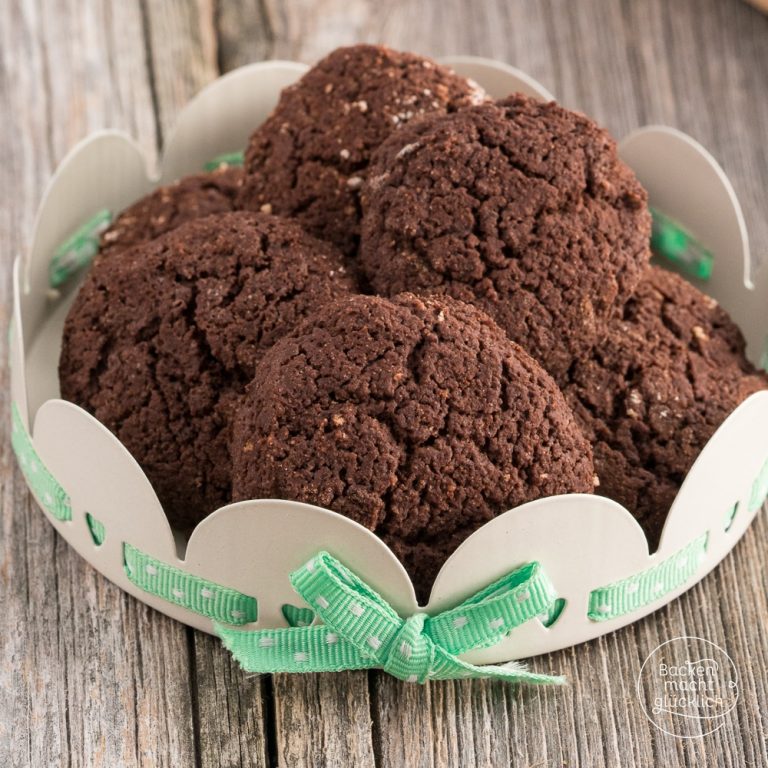 Fettarme und kalorienarme Schokokekse ohne Zucker
