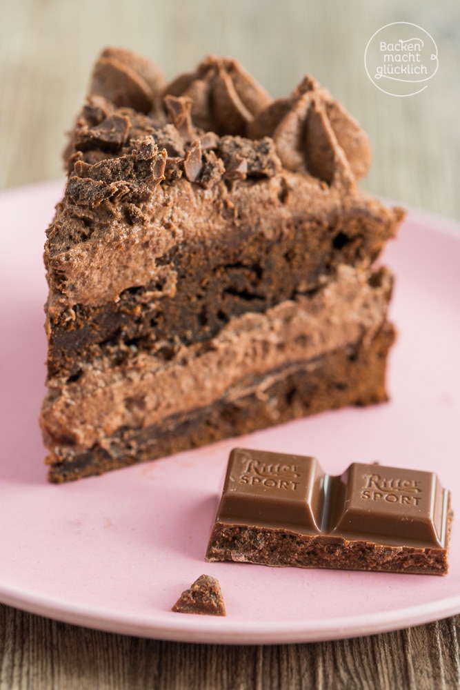 Schoko-Brownie-Torte