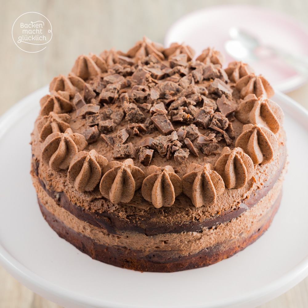 Schoko-Brownie-Torte | Backen macht glücklich