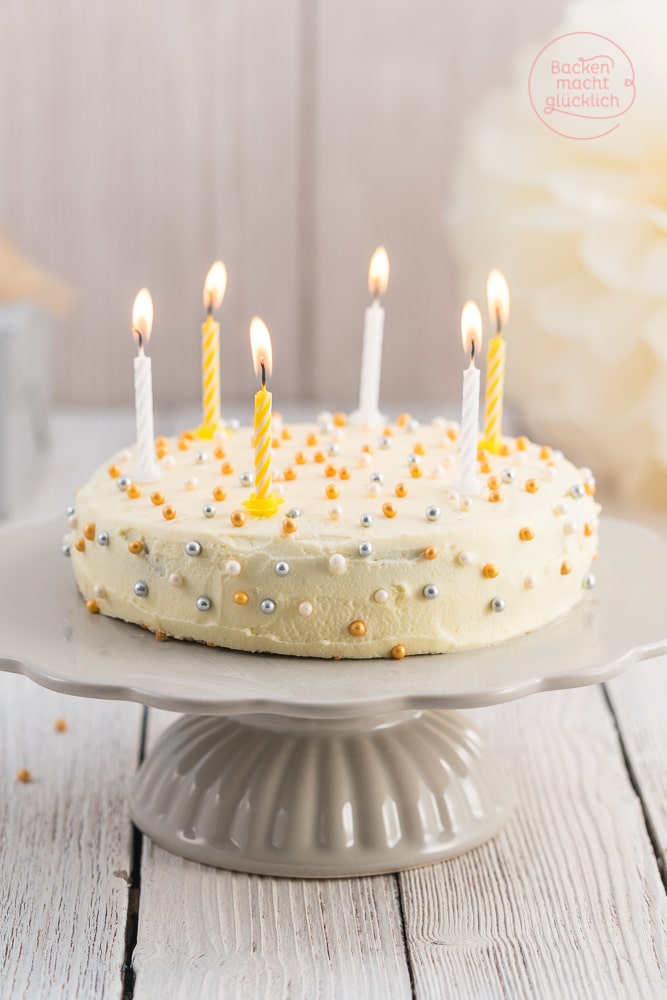 Einfache Leckere Geburtstagstorte Backen Macht Glucklich