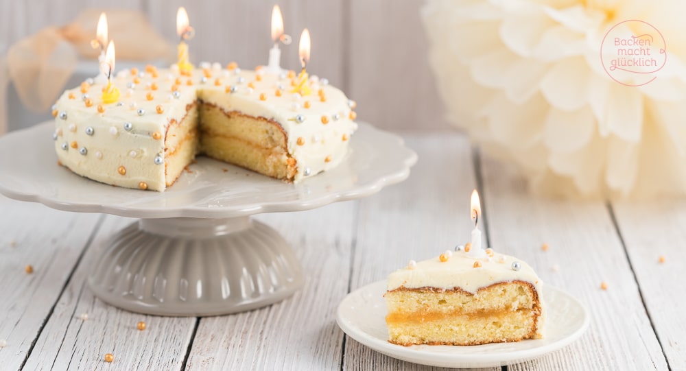 Geburtstagstorte selber backen Rezept