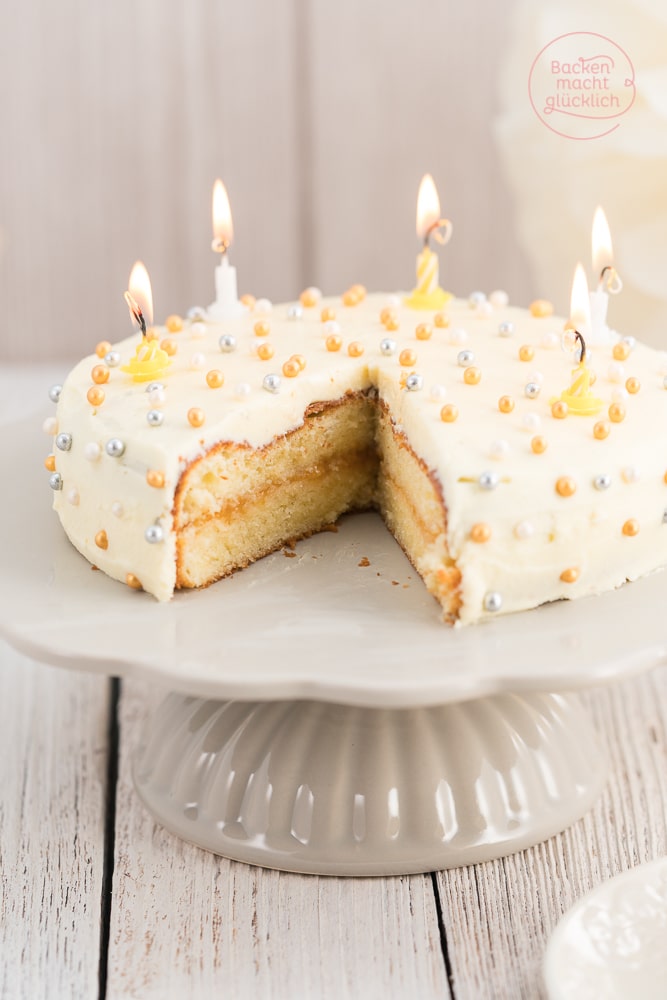 Geburtstagstorte backen