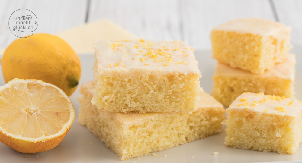 Zitronenkuchen Saftiger Kuchen Vom Blech Backen Macht Gl Cklich 14742 ...