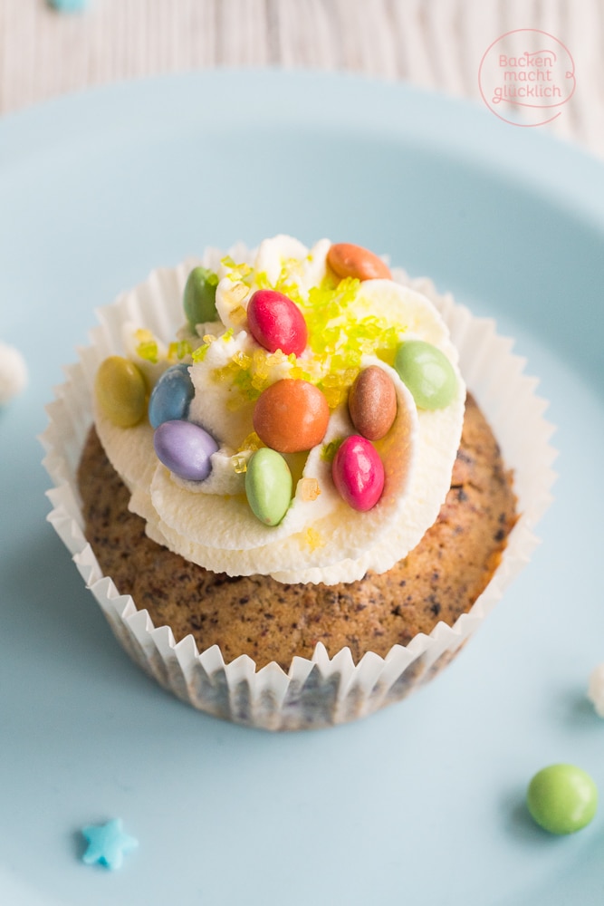 Smarties Cupcakes Rezept