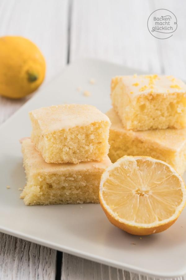 Zitronenkuchen vom Blech | Backen macht glücklich