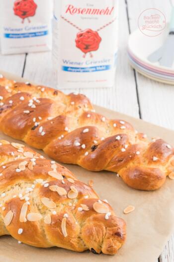 Hefezopf einfaches Rezept